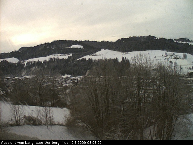 Webcam-Bild: Aussicht vom Dorfberg in Langnau 20090310-080500