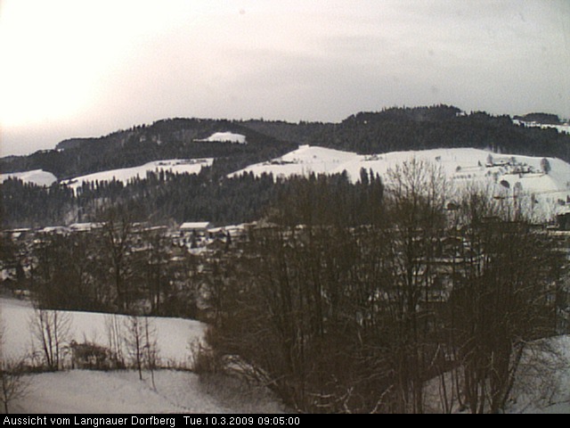 Webcam-Bild: Aussicht vom Dorfberg in Langnau 20090310-090500