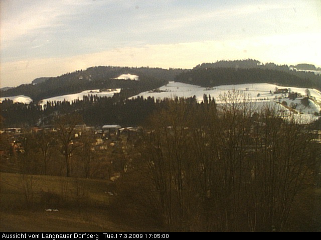 Webcam-Bild: Aussicht vom Dorfberg in Langnau 20090317-170500