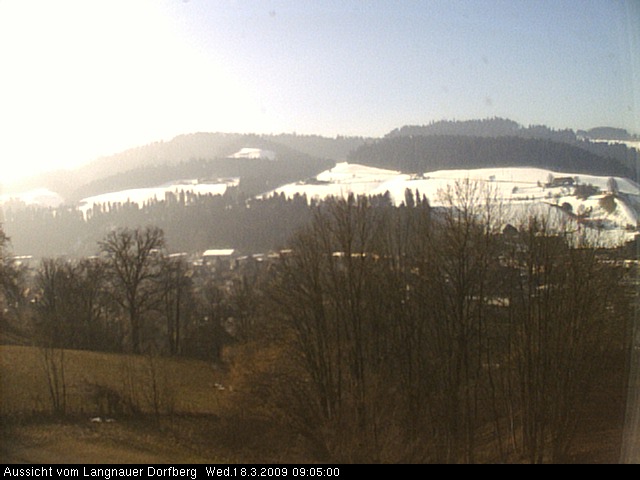 Webcam-Bild: Aussicht vom Dorfberg in Langnau 20090318-090500
