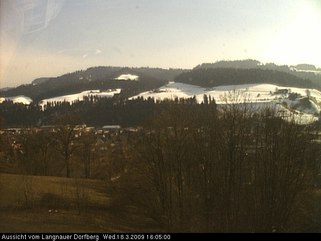 Webcam-Bild: Aussicht vom Dorfberg in Langnau 20090318-160500