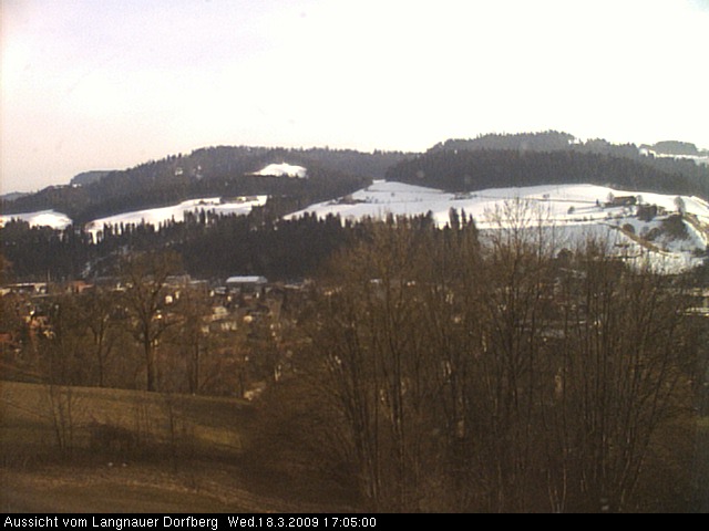 Webcam-Bild: Aussicht vom Dorfberg in Langnau 20090318-170500