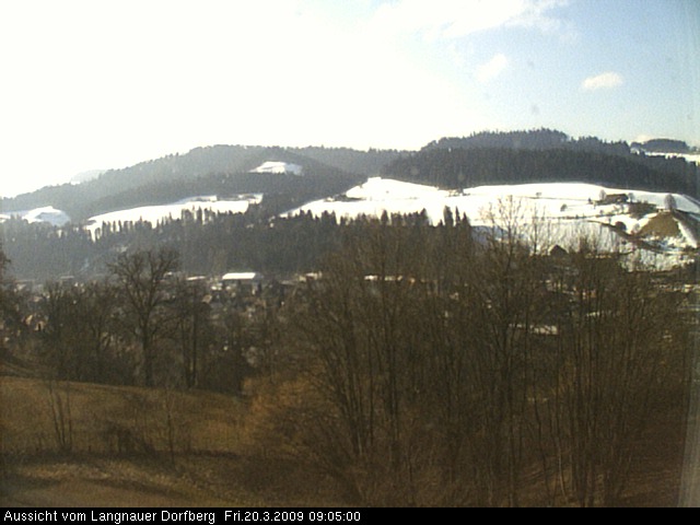 Webcam-Bild: Aussicht vom Dorfberg in Langnau 20090320-090500