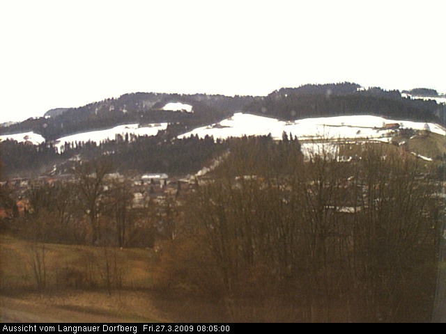 Webcam-Bild: Aussicht vom Dorfberg in Langnau 20090327-080500