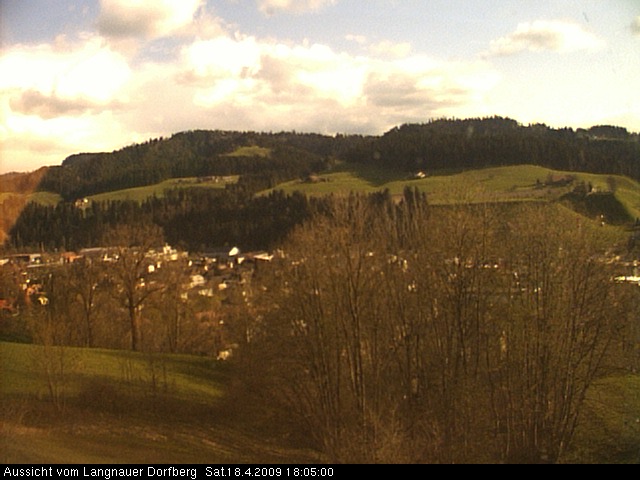 Webcam-Bild: Aussicht vom Dorfberg in Langnau 20090418-180500