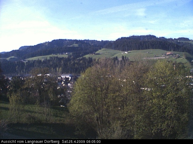 Webcam-Bild: Aussicht vom Dorfberg in Langnau 20090425-080500