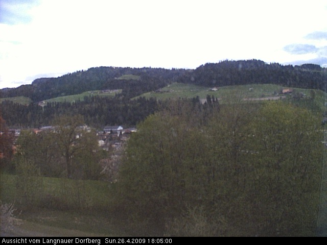 Webcam-Bild: Aussicht vom Dorfberg in Langnau 20090426-180500