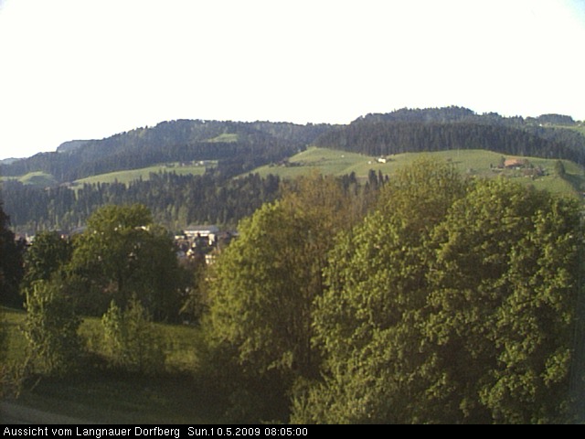 Webcam-Bild: Aussicht vom Dorfberg in Langnau 20090510-080500