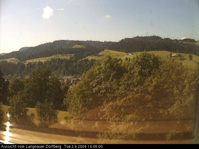 Webcam-Bild: Aussicht vom Dorfberg in Langnau 20090602-100500