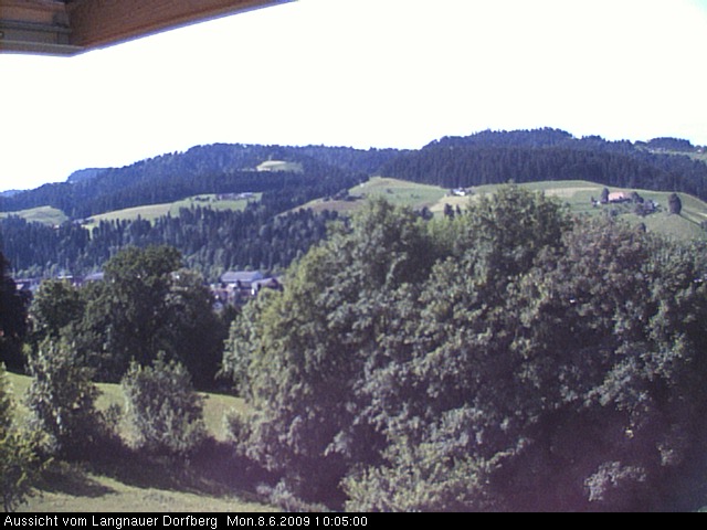 Webcam-Bild: Aussicht vom Dorfberg in Langnau 20090608-100500
