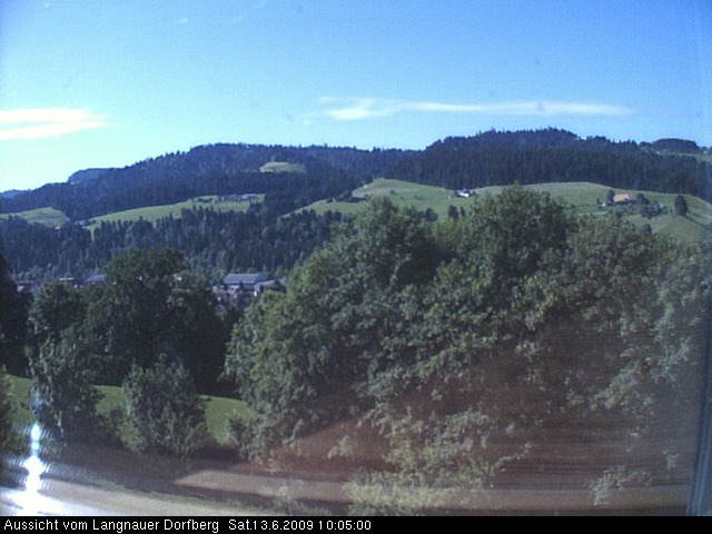 Webcam-Bild: Aussicht vom Dorfberg in Langnau 20090613-100500