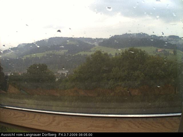 Webcam-Bild: Aussicht vom Dorfberg in Langnau 20090703-080500