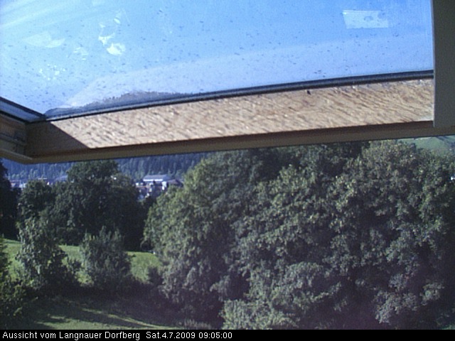 Webcam-Bild: Aussicht vom Dorfberg in Langnau 20090704-090500