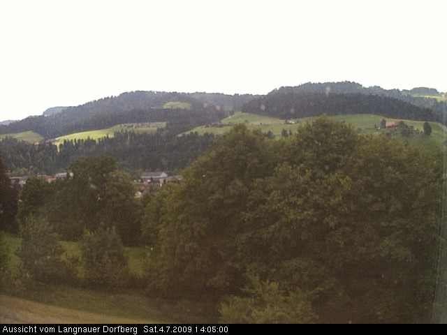 Webcam-Bild: Aussicht vom Dorfberg in Langnau 20090704-140500