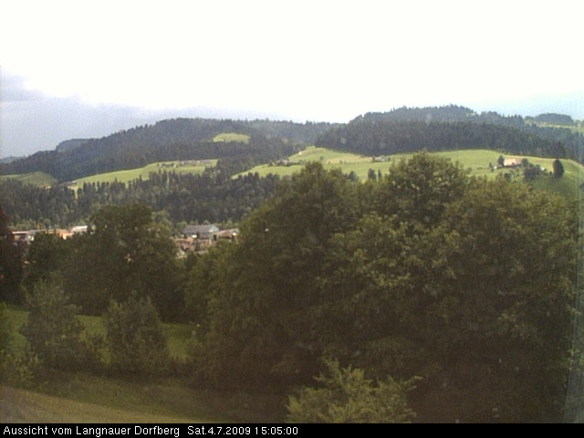 Webcam-Bild: Aussicht vom Dorfberg in Langnau 20090704-150500