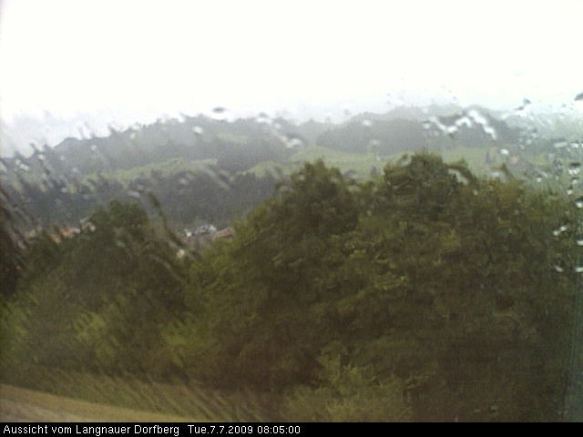 Webcam-Bild: Aussicht vom Dorfberg in Langnau 20090707-080500