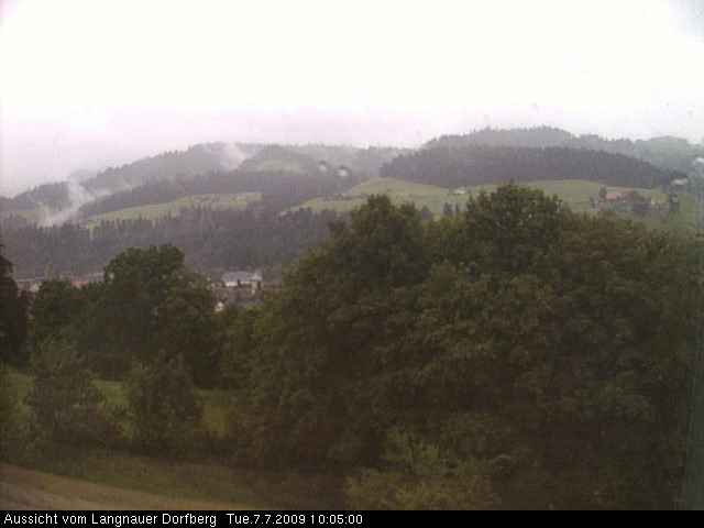 Webcam-Bild: Aussicht vom Dorfberg in Langnau 20090707-100500