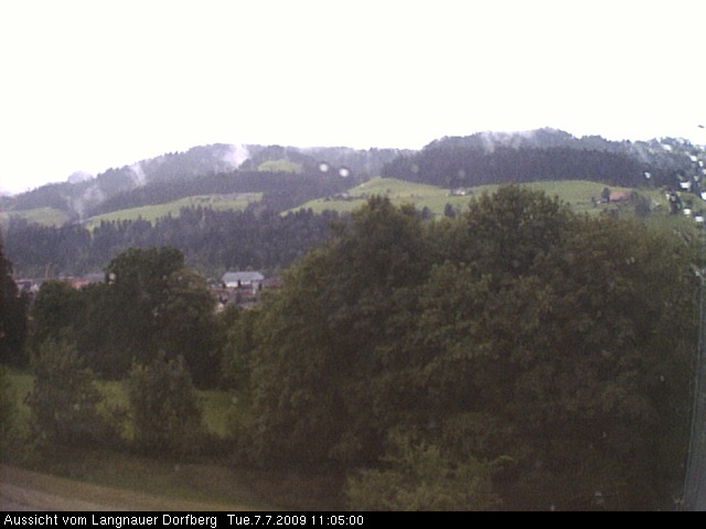 Webcam-Bild: Aussicht vom Dorfberg in Langnau 20090707-110500