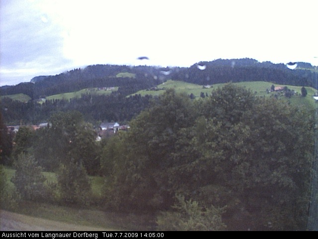 Webcam-Bild: Aussicht vom Dorfberg in Langnau 20090707-140500