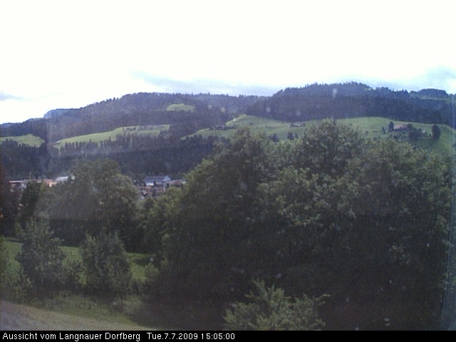 Webcam-Bild: Aussicht vom Dorfberg in Langnau 20090707-150500