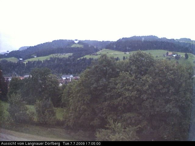 Webcam-Bild: Aussicht vom Dorfberg in Langnau 20090707-170500