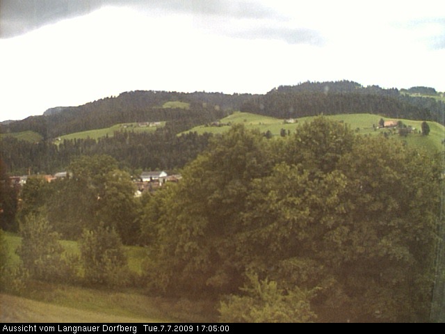 Webcam-Bild: Aussicht vom Dorfberg in Langnau 20090707-180500