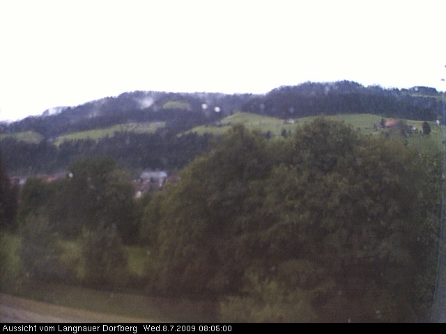 Webcam-Bild: Aussicht vom Dorfberg in Langnau 20090708-080500