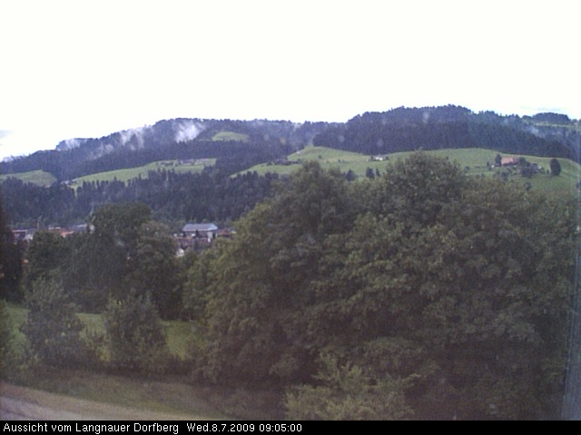 Webcam-Bild: Aussicht vom Dorfberg in Langnau 20090708-090500
