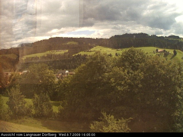 Webcam-Bild: Aussicht vom Dorfberg in Langnau 20090708-160500