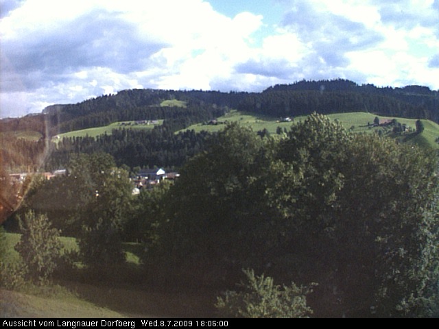 Webcam-Bild: Aussicht vom Dorfberg in Langnau 20090708-180500
