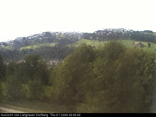 Webcam-Bild: Aussicht vom Dorfberg in Langnau 20090709-080500