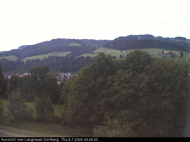 Webcam-Bild: Aussicht vom Dorfberg in Langnau 20090709-090500