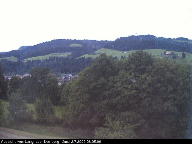 Webcam-Bild: Aussicht vom Dorfberg in Langnau 20090712-080500