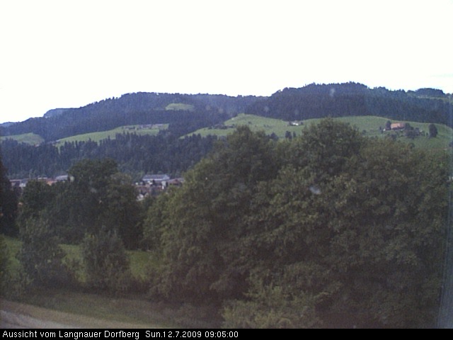 Webcam-Bild: Aussicht vom Dorfberg in Langnau 20090712-090500