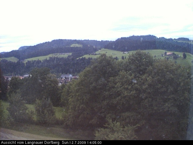 Webcam-Bild: Aussicht vom Dorfberg in Langnau 20090712-140500