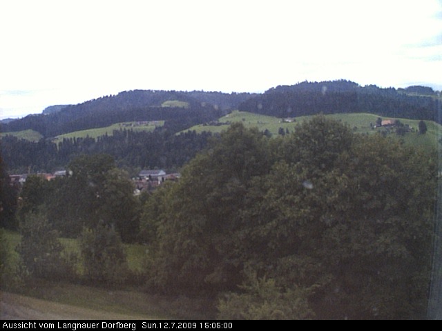 Webcam-Bild: Aussicht vom Dorfberg in Langnau 20090712-150500