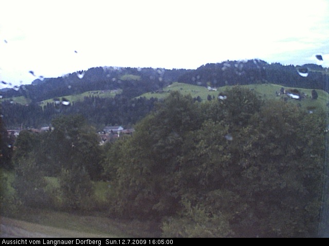 Webcam-Bild: Aussicht vom Dorfberg in Langnau 20090712-160500