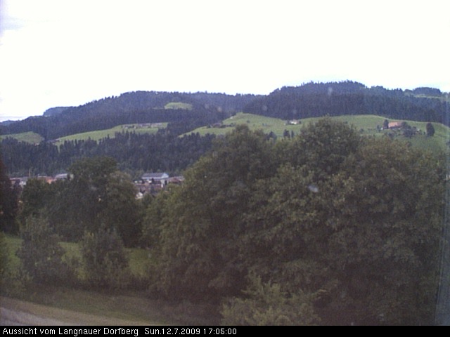 Webcam-Bild: Aussicht vom Dorfberg in Langnau 20090712-170500