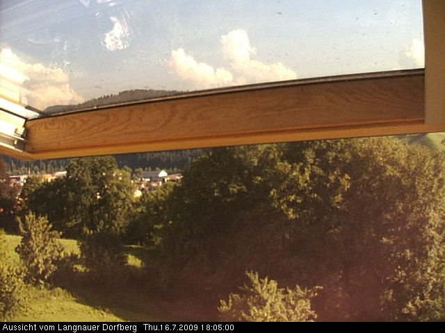 Webcam-Bild: Aussicht vom Dorfberg in Langnau 20090716-180500