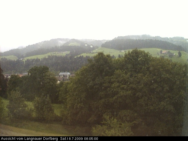 Webcam-Bild: Aussicht vom Dorfberg in Langnau 20090718-080500