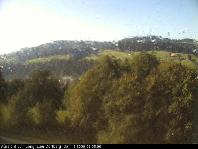 Webcam-Bild: Aussicht vom Dorfberg in Langnau 20090801-090500