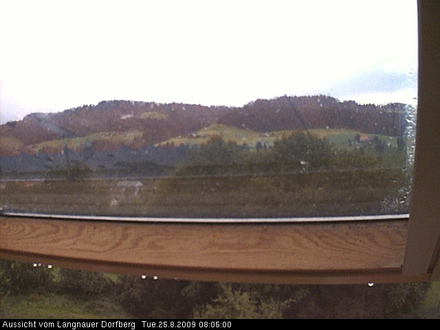 Webcam-Bild: Aussicht vom Dorfberg in Langnau 20090825-080500
