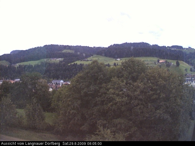 Webcam-Bild: Aussicht vom Dorfberg in Langnau 20090829-080500