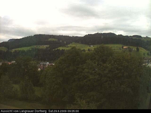 Webcam-Bild: Aussicht vom Dorfberg in Langnau 20090829-090500