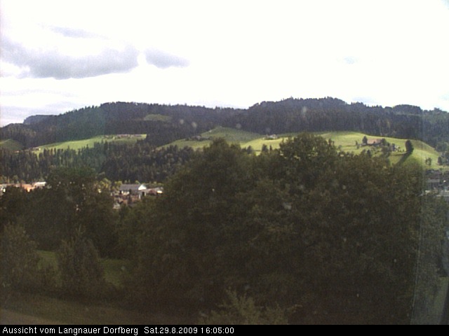 Webcam-Bild: Aussicht vom Dorfberg in Langnau 20090829-160500