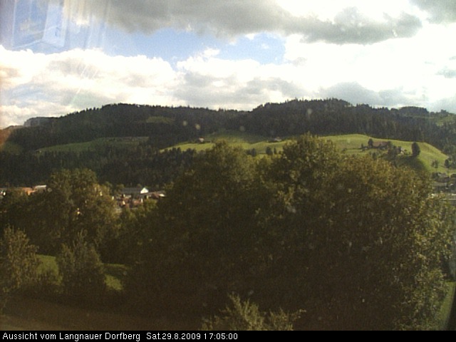 Webcam-Bild: Aussicht vom Dorfberg in Langnau 20090829-170500