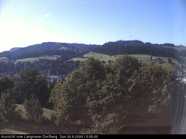 Webcam-Bild: Aussicht vom Dorfberg in Langnau 20090830-100500