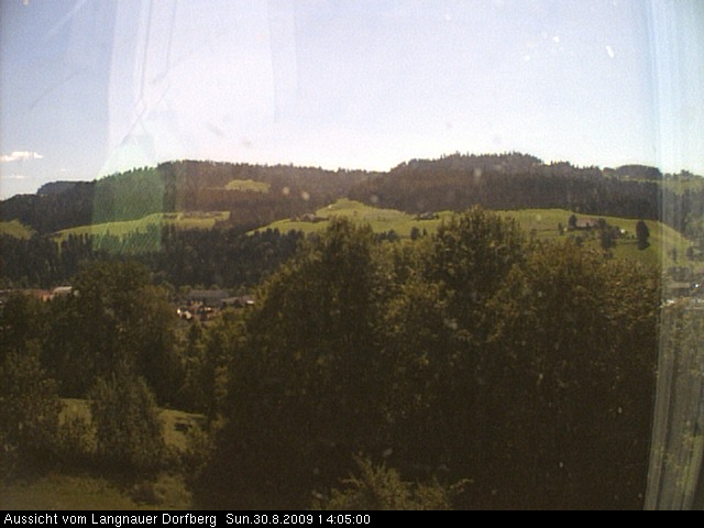 Webcam-Bild: Aussicht vom Dorfberg in Langnau 20090830-140500