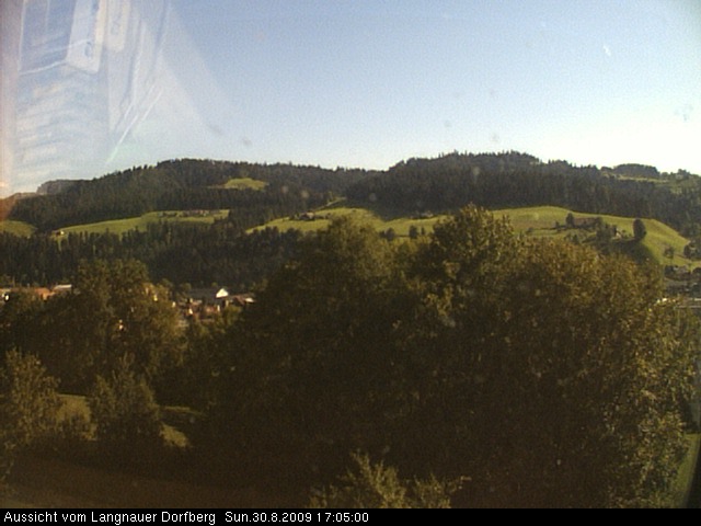 Webcam-Bild: Aussicht vom Dorfberg in Langnau 20090830-170500