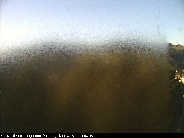 Webcam-Bild: Aussicht vom Dorfberg in Langnau 20090831-080500